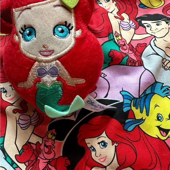 Tokyo Disney Resort Little Mermaid Colorful Drawstring Bag - Picture 4 of 9